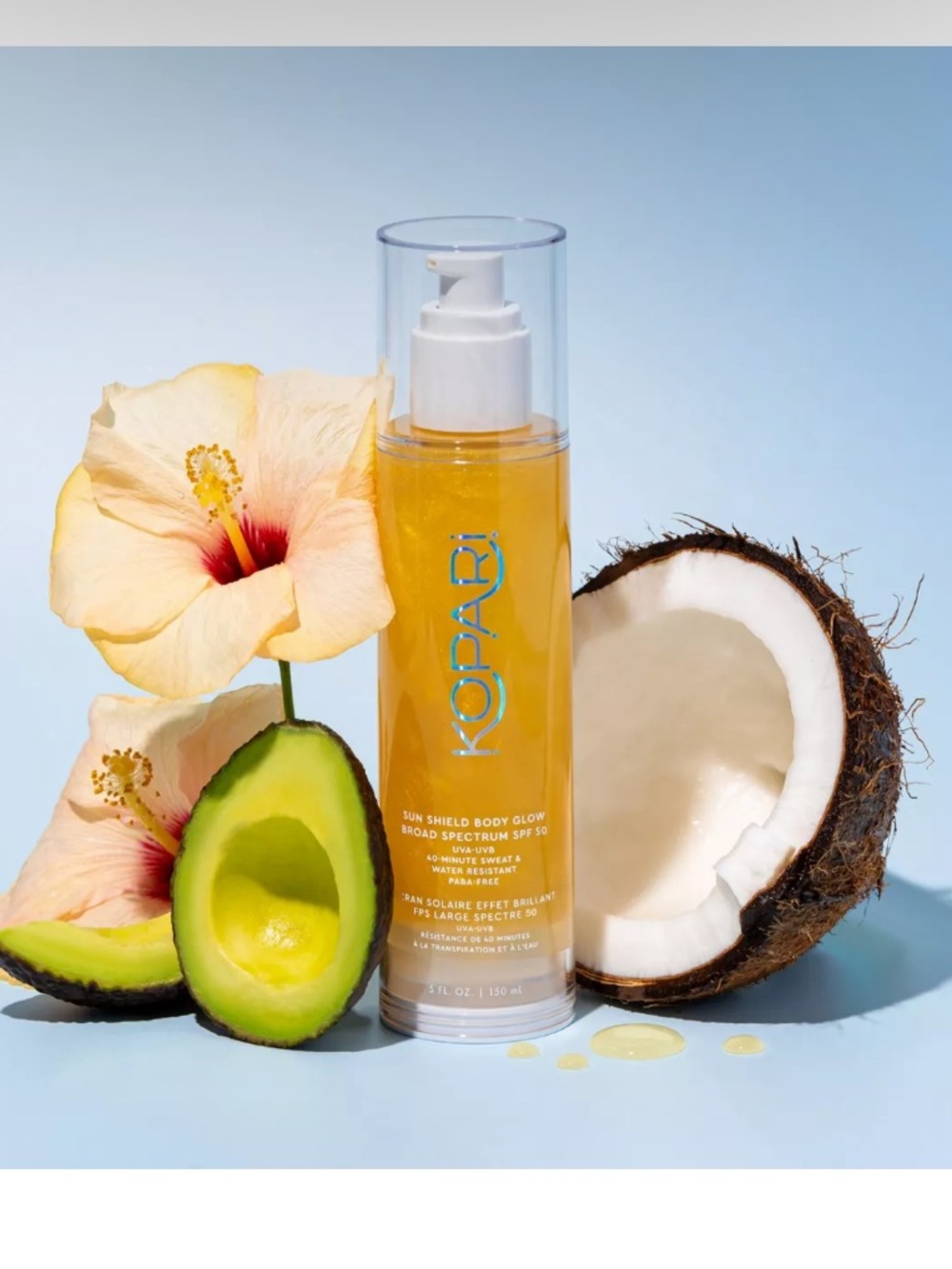Kopari Sun Shield Body Glow Oil SPF 50